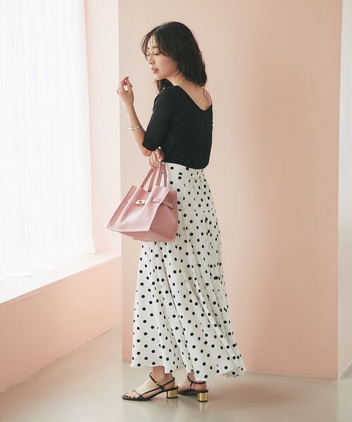 La boutique BonBon(ラブティックボンボン)の「【ヴィオラドーロ】イタリアンWフェイス型押しレザートート(トートバッグ・レディース・ピンク/ライトグレー/サックスブルー/グレー系その他・FREE)」の19枚目の写真