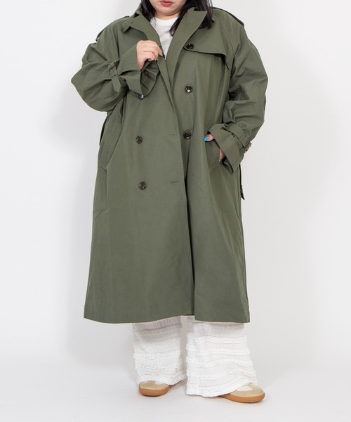 PUNYUS（プニュズ）の「トレンチコート（トレンチコート・レディース・カーキ/ベージュ・2/1/5/4/3）」の2枚目の写真