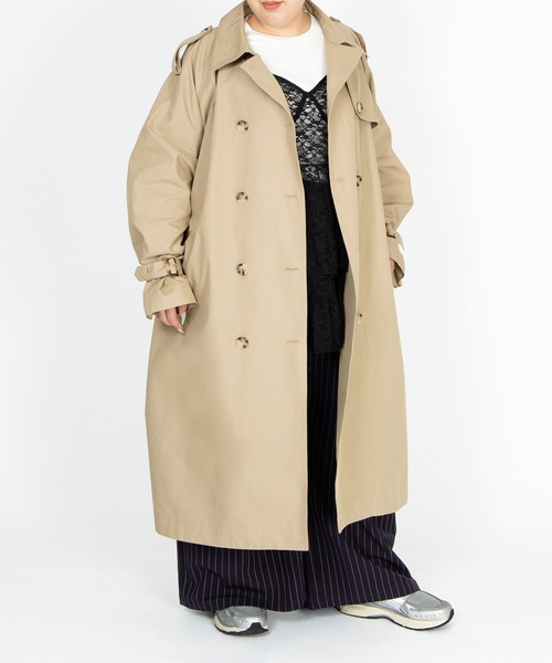 PUNYUS（プニュズ）の「トレンチコート（トレンチコート・レディース・カーキ/ベージュ・2/1/5/4/3）」の3枚目の写真