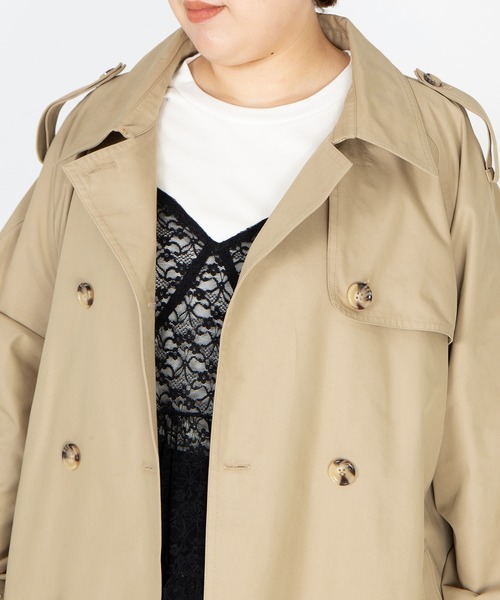 PUNYUS（プニュズ）の「トレンチコート（トレンチコート・レディース・カーキ/ベージュ・2/1/5/4/3）」の5枚目の写真