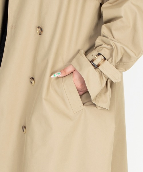 PUNYUS（プニュズ）の「トレンチコート（トレンチコート・レディース・カーキ/ベージュ・2/1/5/4/3）」の6枚目の写真