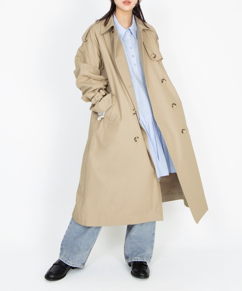 PUNYUS（プニュズ）の「トレンチコート（トレンチコート・レディース・カーキ/ベージュ・2/1/5/4/3）」の7枚目の写真