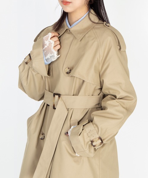 PUNYUS（プニュズ）の「トレンチコート（トレンチコート・レディース・カーキ/ベージュ・2/1/5/4/3）」の11枚目の写真