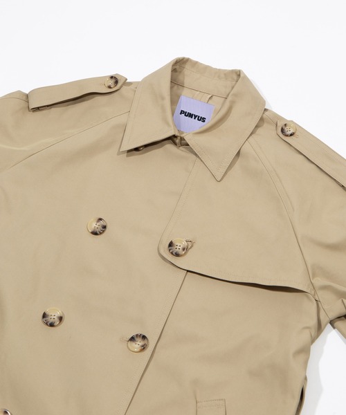 PUNYUS（プニュズ）の「トレンチコート（トレンチコート・レディース・カーキ/ベージュ・2/1/5/4/3）」の14枚目の写真
