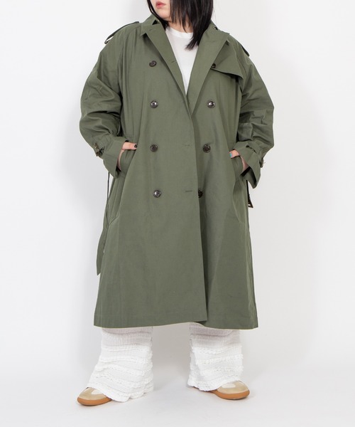 PUNYUS（プニュズ）の「トレンチコート（トレンチコート・レディース・カーキ/ベージュ・2/1/5/4/3）」の22枚目の写真