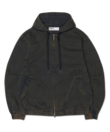 NOMANUAL（NOMANUAL）の「W.C HOODED JACKET - BLEACHED BLACK（その他アウター）」