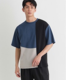 BACK NUMBER(バックナンバー)ダンボール切替半袖Tシャツ