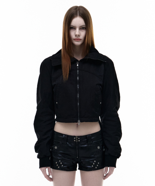 OPUS 0012(オーパス0012)の「Op. 03 VELOCITY CROP MA-1 BLACK(ブルゾン・レディース・その他・MEDIUM/SMALL)」の1枚目の写真