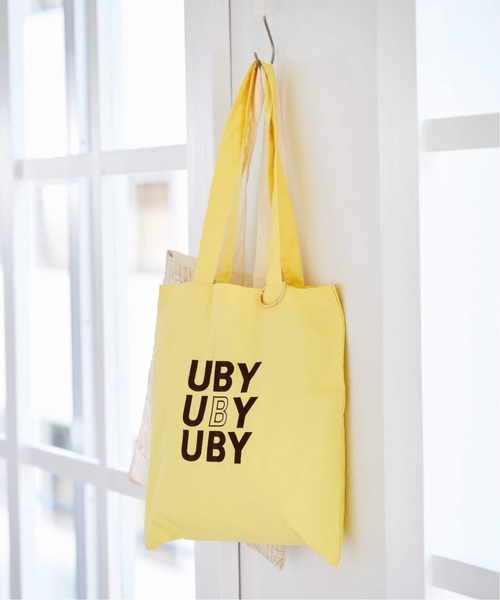 U by SPICK&SPAN(ユーバイスピックアンドスパン)の「UBY トートバッグ(トートバッグ・レディース・アイボリー/ブラック/イエロー/パープル/レッド/ブラウン/ホワイト・FREE)」の1枚目の写真