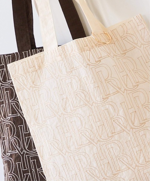 U by SPICK&SPAN(ユーバイスピックアンドスパン)の「UBY トートバッグ(トートバッグ・レディース・アイボリー/ブラック/イエロー/パープル/レッド/ブラウン/ホワイト・FREE)」の3枚目の写真