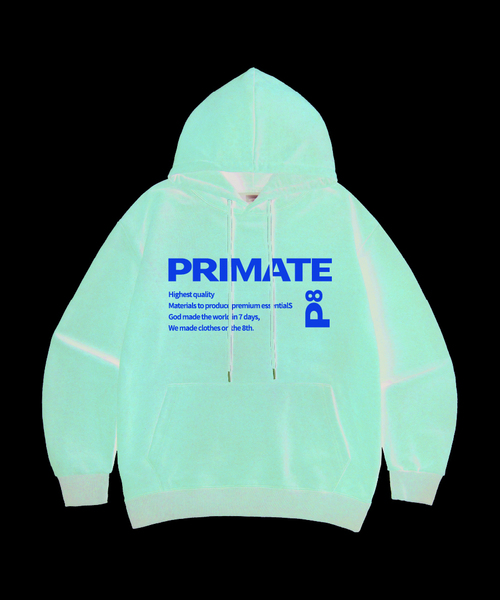 PRIMATE（プライメイト）の「[起毛/NO起毛] SEVEN オーバーサイズ フードパーカー 10 COLORS（パーカー・レディース・カーキ系2/ワイン系2/ネイビー系2/ブルー系2/アイボリー系1/カーキ系1/ブルー系1/ピンク系1/ピンク系3/ライトグレー系1/ブラック系2/グレー系3/グレー系4/ライトグレー系2/グレー系1/ブラック系1/ワイン系1/ネイビー系1/グレー系2/アイボリー系2・MEDIUM/LARGE/X-LARGE/SMALL）」の19枚目の写真