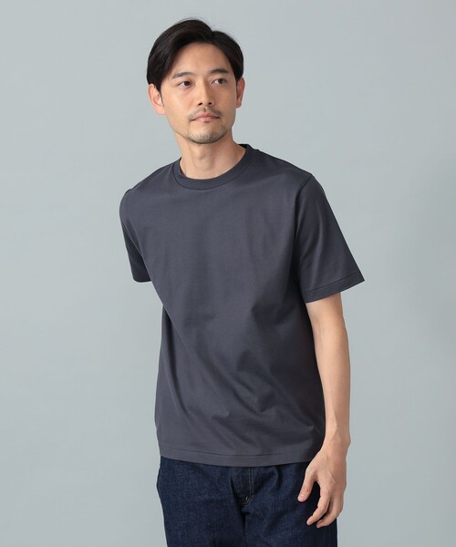 ファーストグレードスーピマコットン ショートスリーブ クルーネック