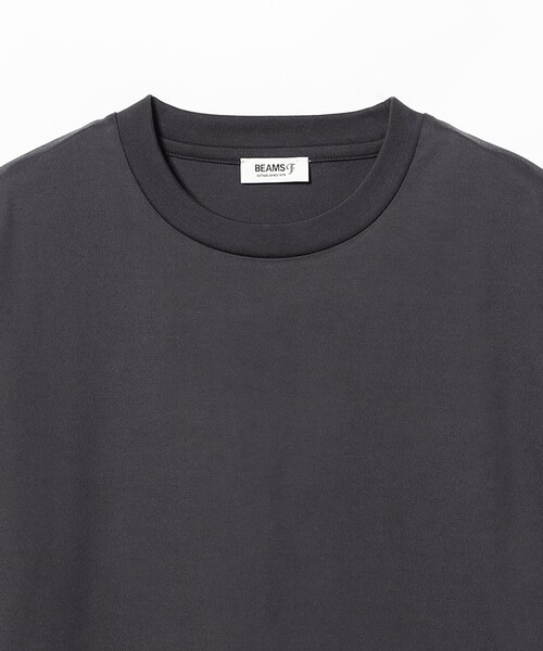 BEAMS F(ビームスエフ)の「ファーストグレードスーピマコットン ショートスリーブ クルーネック レギュラーフィット Tシャツ(Tシャツ/カットソー・メンズ・ホワイト/チャコールグレー/ブラック/ネイビー・L/M/XL/S)」の13枚目の写真