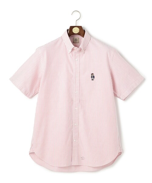 J.PRESS(ジェイプレス)の「新デザイン【BULLDOG BOY】オックスフォード 半袖シャツ / B.D.(シャツ/ブラウス・メンズ・ネイビー系1/ホワイト系/ネイビー系/レッド系1・X-LARGE/LARGE/MEDIUM/SMALL)」の17枚目の写真