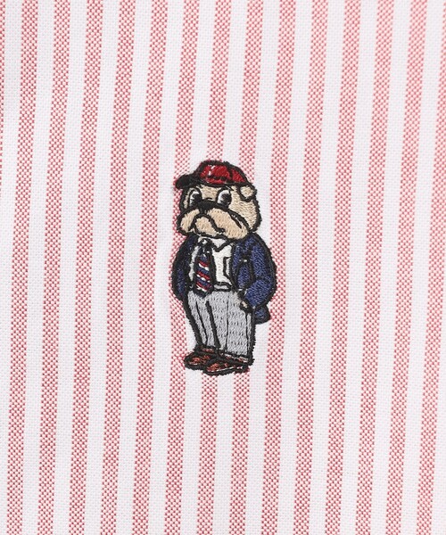 J.PRESS(ジェイプレス)の「新デザイン【BULLDOG BOY】オックスフォード 半袖シャツ / B.D.(シャツ/ブラウス・メンズ・ネイビー系1/ホワイト系/ネイビー系/レッド系1・X-LARGE/LARGE/MEDIUM/SMALL)」の22枚目の写真