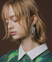 NON TOKYO（ノントーキョー）の「CRYSTAL SKELETON EARRING（イヤリング）」