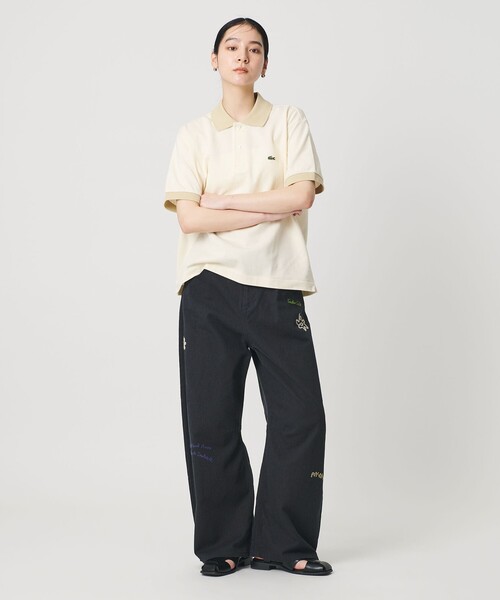 BEAUTY&YOUTH UNITED ARROWS（ビューティーアンドユースユナイテッドアローズ）の「ドローイング エンブロイダリー 5ポケットパンツ（その他パンツ・レディース・ベージュ/ブラック・M/S/XS）」の13枚目の写真