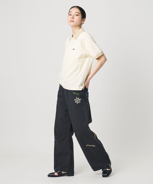 BEAUTY&YOUTH UNITED ARROWS（ビューティーアンドユースユナイテッドアローズ）の「ドローイング エンブロイダリー 5ポケットパンツ（その他パンツ・レディース・ベージュ/ブラック・M/S/XS）」の14枚目の写真