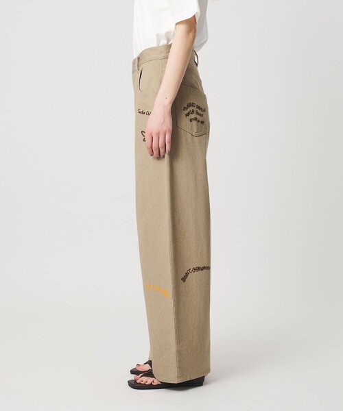 BEAUTY&YOUTH UNITED ARROWS（ビューティーアンドユースユナイテッドアローズ）の「ドローイング エンブロイダリー 5ポケットパンツ（その他パンツ・レディース・ベージュ/ブラック・M/S/XS）」の16枚目の写真