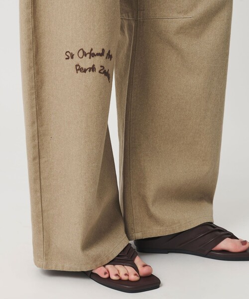 BEAUTY&YOUTH UNITED ARROWS（ビューティーアンドユースユナイテッドアローズ）の「ドローイング エンブロイダリー 5ポケットパンツ（その他パンツ・レディース・ベージュ/ブラック・M/S/XS）」の22枚目の写真