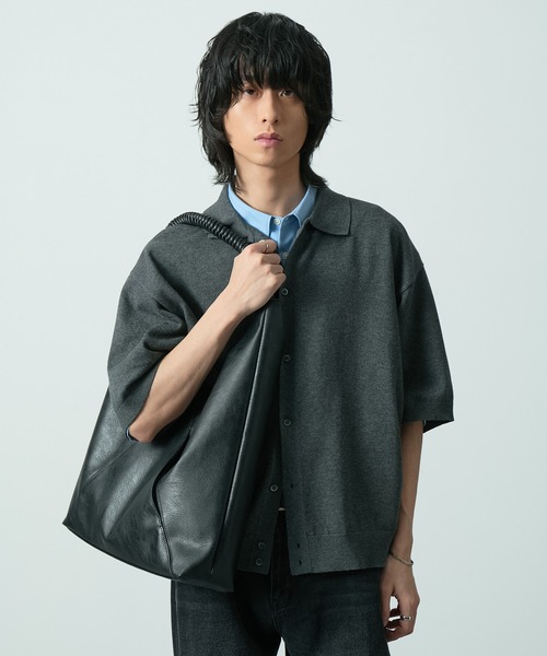 CIYOT(シヨウト)の「【CIYOT】ヴィンテージライク ブレイデッドハンドル トートバッグ(トートバッグ・メンズ・ブラウン/ブラウン系/ブラック・FREE)」の6枚目の写真