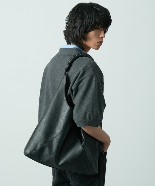 CIYOT(シヨウト)の「【CIYOT】ヴィンテージライク ブレイデッドハンドル トートバッグ(トートバッグ・メンズ・ブラウン/ブラウン系/ブラック・FREE)」の7枚目の写真