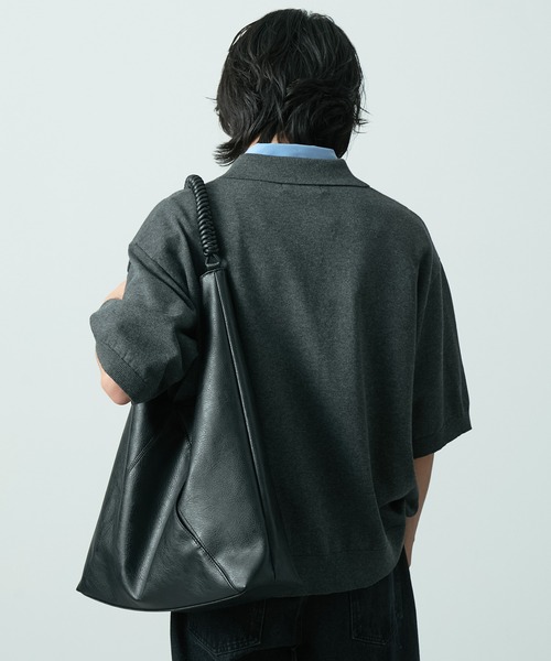 CIYOT(シヨウト)の「【CIYOT】ヴィンテージライク ブレイデッドハンドル トートバッグ(トートバッグ・メンズ・ブラウン/ブラウン系/ブラック・FREE)」の8枚目の写真