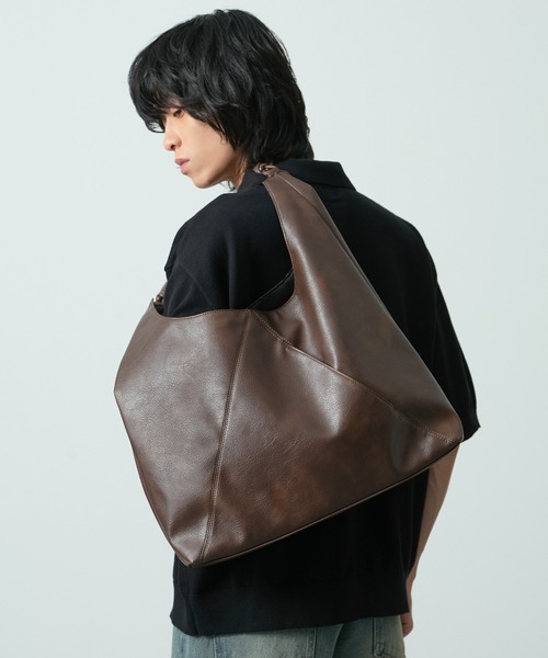 CIYOT(シヨウト)の「【CIYOT】ヴィンテージライク ブレイデッドハンドル トートバッグ(トートバッグ・メンズ・ブラウン/ブラウン系/ブラック・FREE)」の11枚目の写真