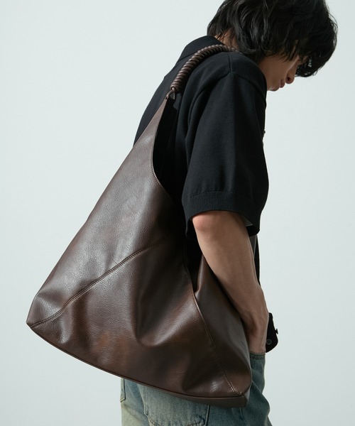CIYOT(シヨウト)の「【CIYOT】ヴィンテージライク ブレイデッドハンドル トートバッグ(トートバッグ・メンズ・ブラウン/ブラウン系/ブラック・FREE)」の14枚目の写真