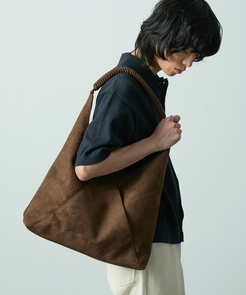 CIYOT(シヨウト)の「【CIYOT】ヴィンテージライク ブレイデッドハンドル トートバッグ(トートバッグ・メンズ・ブラウン/ブラウン系/ブラック・FREE)」の22枚目の写真