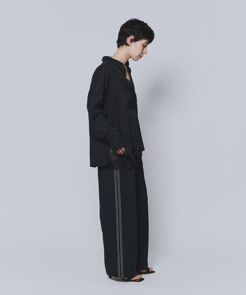 1er Arrondissement(プルミエアロンディスモン)の「サイドラインパンツ(その他パンツ・レディース・ブラック系その他3・38/36)」の5枚目の写真