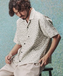 THEOREM | mhs2631- Leopard×Flower Printed SS Shirt シャツ(TRM26-T048S)(シャツ/ブラウス)