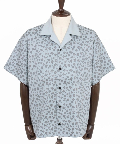 THEOREM(セオレム)の「mhs2631- Leopard×Flower Printed SS Shirt シャツ(TRM26-T048S)(シャツ/ブラウス・メンズ・ベージュ/チャコール/サックスブルー・XL/L/M)」の17枚目の写真