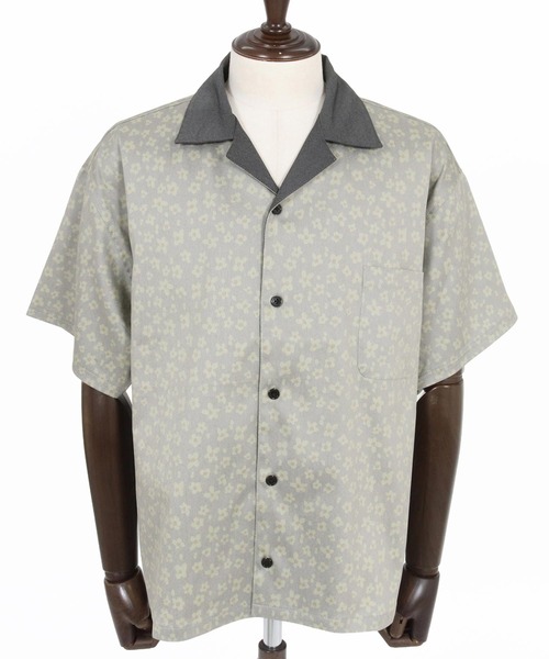 THEOREM(セオレム)の「mhs2631- Leopard×Flower Printed SS Shirt シャツ(TRM26-T048S)(シャツ/ブラウス・メンズ・ベージュ/チャコール/サックスブルー・XL/L/M)」の21枚目の写真