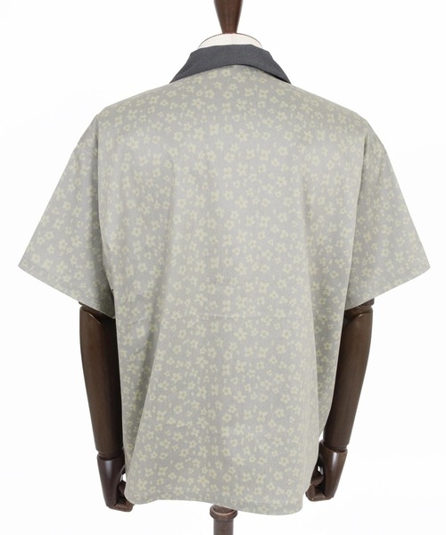 THEOREM(セオレム)の「mhs2631- Leopard×Flower Printed SS Shirt シャツ(TRM26-T048S)(シャツ/ブラウス・メンズ・ベージュ/チャコール/サックスブルー・XL/L/M)」の22枚目の写真