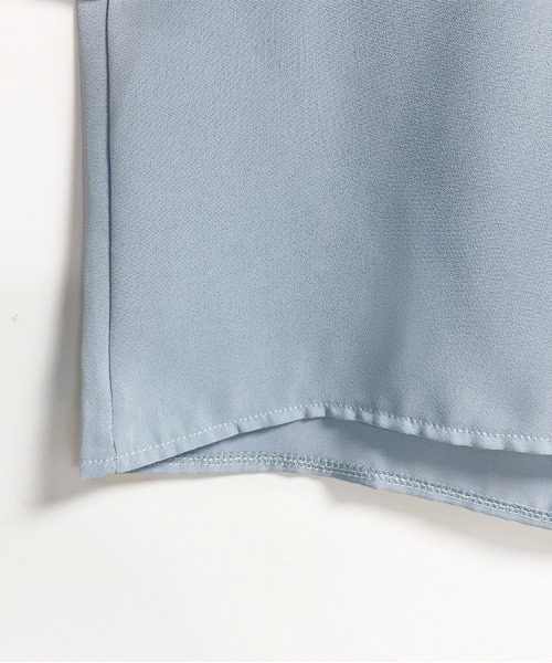 ReRe(リリ)の「ステッチデザインブラウス(シャツ/ブラウス・レディース・ブルー/ホワイト・MEDIUM/LARGE/X-LARGE)」の15枚目の写真
