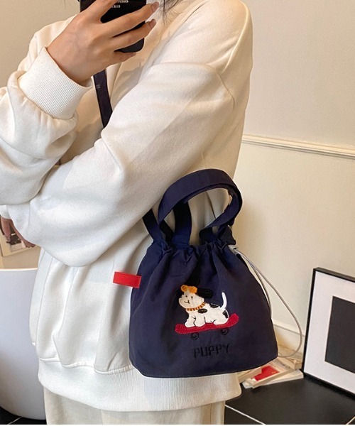 FREE STYLISTS（フリー スタイリスト）の「Y2K ミニサコッシュ ショルダーバッグ（ショルダーバッグ・レディース・ブラック系その他/グレー/ブラック/ライトブルー/ワイン/ベージュ/ネイビー/イエロー・FREE）」の6枚目の写真