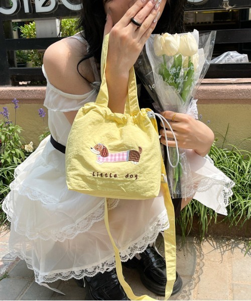 FREE STYLISTS（フリー スタイリスト）の「Y2K ミニサコッシュ ショルダーバッグ（ショルダーバッグ・レディース・ブラック系その他/グレー/ブラック/ライトブルー/ワイン/ベージュ/ネイビー/イエロー・FREE）」の18枚目の写真
