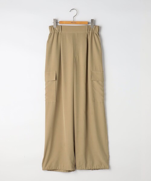 NOLLEY’S(ノーリーズ)の「《セットアップ対応》ウォッシャブルサンドウォッシュカーゴパンツ(カーゴパンツ・レディース・ベージュ/チャコールグレー・38/36)」の11枚目の写真