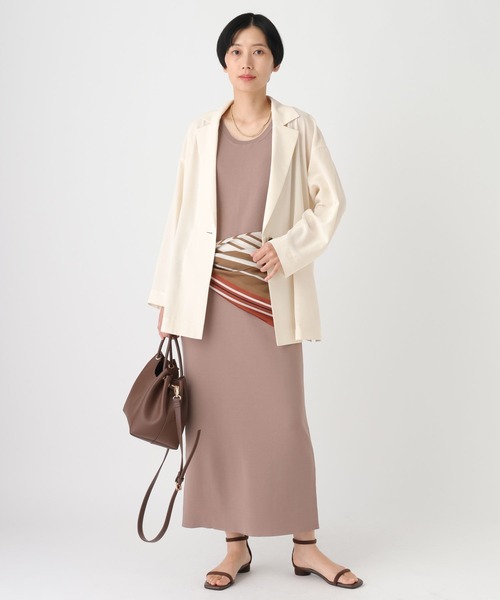 Elura(エルーラ)の「アソート大判スカーフ/682587(ストール/ショール・レディース・ブラウン系その他2/ブラック/ブルー/チャコールグレー/ネイビー/オレンジ・FREE)」の18枚目の写真