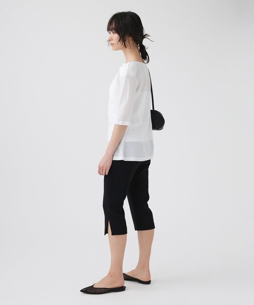 BABYLONE(バビロン)の「フライスパワショルTEE(Tシャツ/カットソー・レディース・ブラウン/ホワイト/ブラック・フリー)」の14枚目の写真
