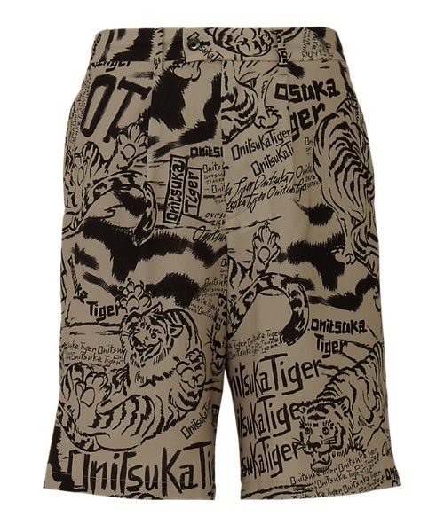 Onitsuka Tiger(オニツカタイガー)の「PRINTED SHORTS / プリンティッドショーツ(その他パンツ・メンズ・カーキ/ベージュ・L/M/XL)」の1枚目の写真