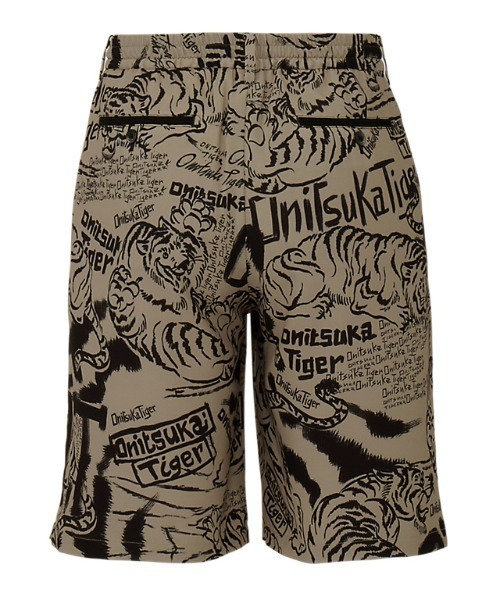 Onitsuka Tiger(オニツカタイガー)の「PRINTED SHORTS / プリンティッドショーツ(その他パンツ・メンズ・カーキ/ベージュ・L/M/XL/S)」の4枚目の写真