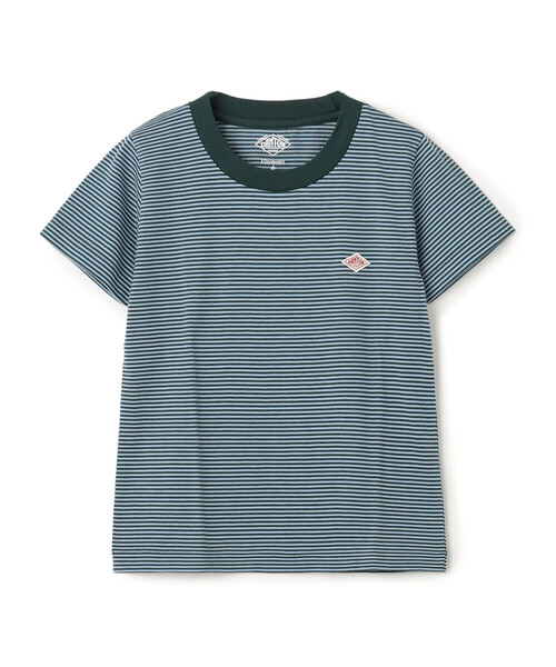 DANTON(ダントン)の「Kids' Short Sleeve Inner T-shirt Stripe(Tシャツ/カットソー・キッズ・レッド系その他/イエロー系その他/ブルー系その他/ブルー系その他5・125/105/135/115)」の2枚目の写真