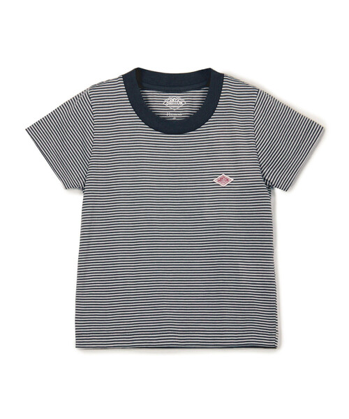 DANTON(ダントン)の「Kids' Short Sleeve Inner T-shirt Stripe(Tシャツ/カットソー・キッズ・レッド系その他/イエロー系その他/ブルー系その他/ブルー系その他5・125/105/135/115)」の3枚目の写真