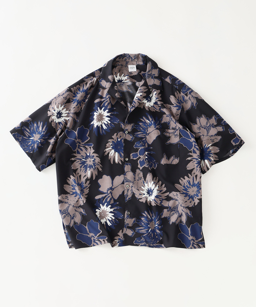 EDIFICE(エディフィス)の「Spun-Lone Flower OP SH(シャツ/ブラウス・メンズ・ブラウン/ブラック・LARGE/MEDIUM)」の3枚目の写真