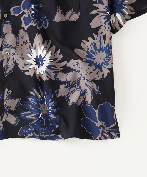 EDIFICE(エディフィス)の「Spun-Lone Flower OP SH(シャツ/ブラウス・メンズ・ブラウン/ブラック・LARGE/MEDIUM)」の4枚目の写真