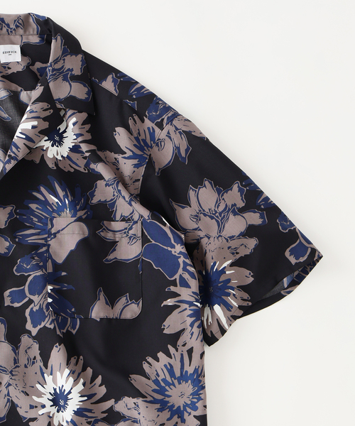 EDIFICE(エディフィス)の「Spun-Lone Flower OP SH(シャツ/ブラウス・メンズ・ブラウン/ブラック・LARGE/MEDIUM)」の5枚目の写真