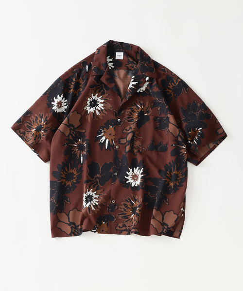 EDIFICE(エディフィス)の「Spun-Lone Flower OP SH(シャツ/ブラウス・メンズ・ブラウン/ブラック・LARGE/MEDIUM)」の10枚目の写真