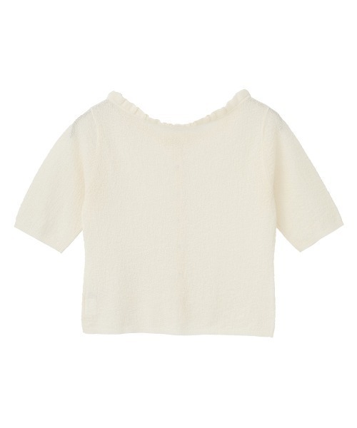 セール】CLANE/クラネ/W FACE FRILL KNIT CARDIGAN（カーディガン
